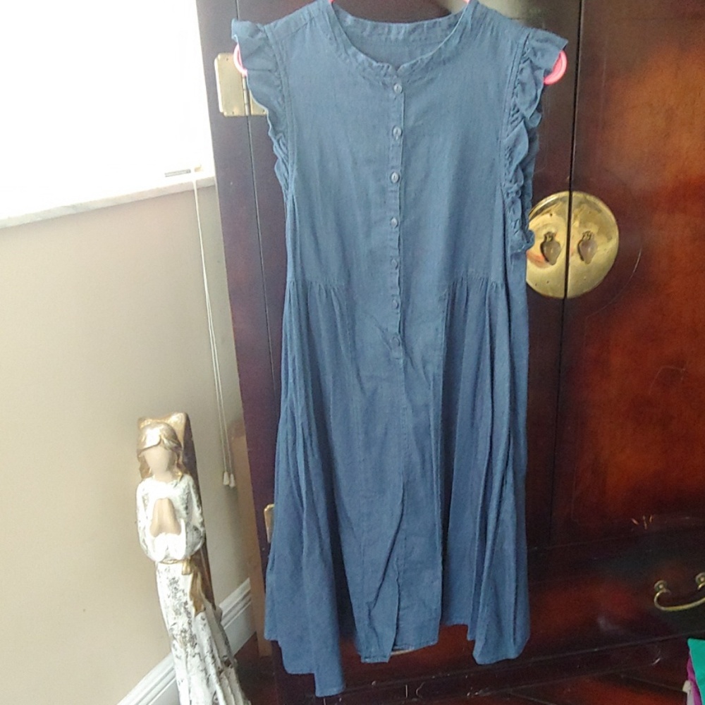 Gap 1969 Jean dress, medium
